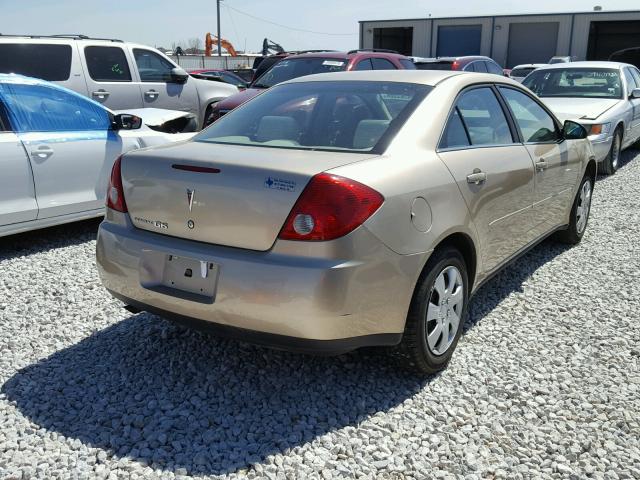 1G2ZF55B464189027 - 2006 PONTIAC G6 SE GOLD photo 4