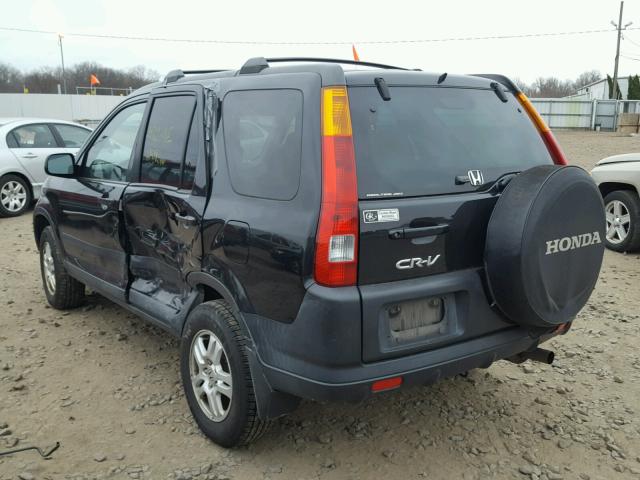 SHSRD78874U218175 - 2004 HONDA CR-V EX BLACK photo 3