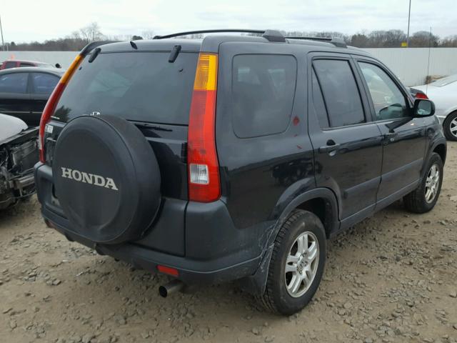 SHSRD78874U218175 - 2004 HONDA CR-V EX BLACK photo 4