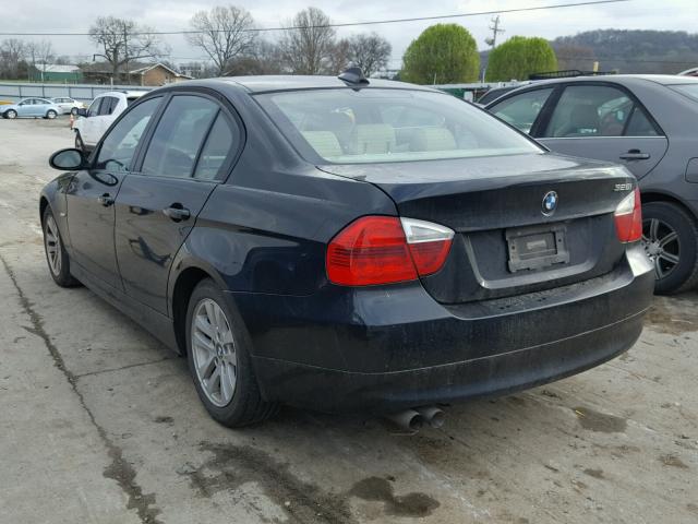 WBAVA33567KX71599 - 2007 BMW 328 I BLACK photo 3