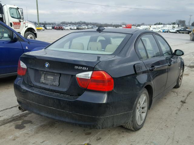 WBAVA33567KX71599 - 2007 BMW 328 I BLACK photo 4