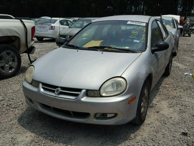 1B3ES56C82D587866 - 2002 DODGE NEON ES SILVER photo 2