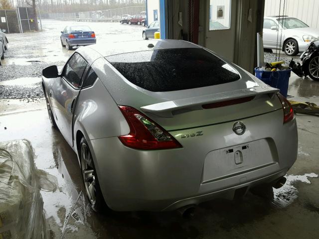 JN1AZ44E29M401873 - 2009 NISSAN 370Z SILVER photo 3