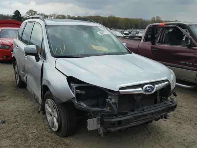 JF2SJAFC7FH465450 - 2015 SUBARU FORESTER 2 SILVER photo 1