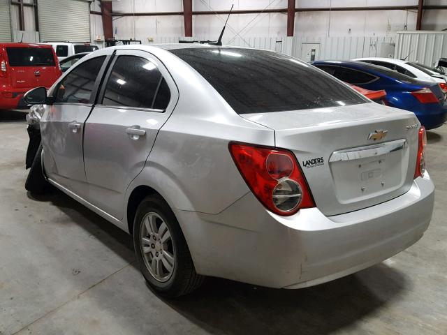 1G1JC5SHXE4156860 - 2014 CHEVROLET SONIC LT SILVER photo 3