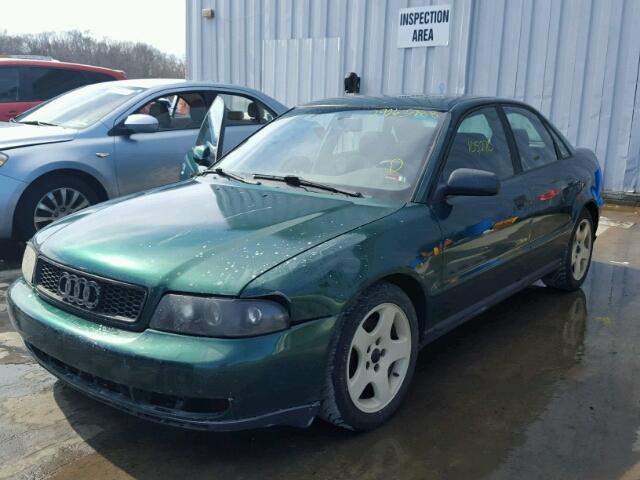 WAUCB28D5WA129443 - 1998 AUDI A4 1.8T QU GREEN photo 2