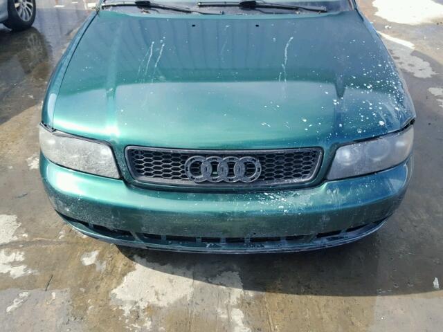 WAUCB28D5WA129443 - 1998 AUDI A4 1.8T QU GREEN photo 9