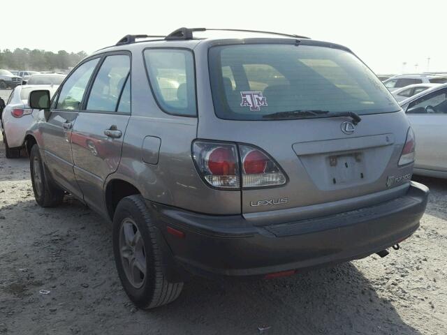 JTJGF10U310118404 - 2001 LEXUS RX 300 GRAY photo 3