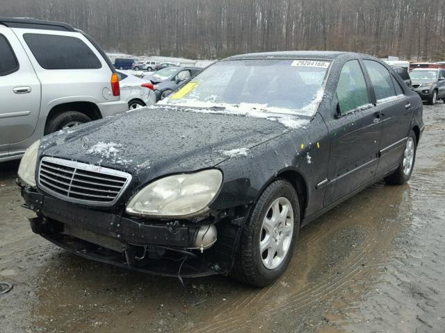 WDBNG75JX2A295311 - 2002 MERCEDES-BENZ S 500 BLACK photo 2