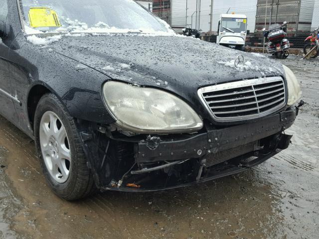 WDBNG75JX2A295311 - 2002 MERCEDES-BENZ S 500 BLACK photo 9