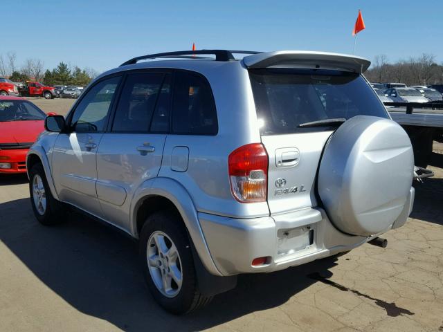 JTEHH20V426060586 - 2002 TOYOTA RAV4 SILVER photo 3