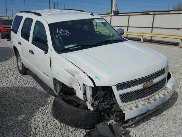 1GNFC13028R185914 - 2008 CHEVROLET TAHOE C150 WHITE photo 1