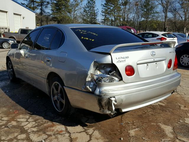 JT8BL69S510007355 - 2001 LEXUS GS 430 SILVER photo 3