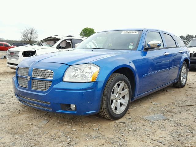 2D4FV48V85H555500 - 2005 DODGE MAGNUM SXT BLUE photo 2