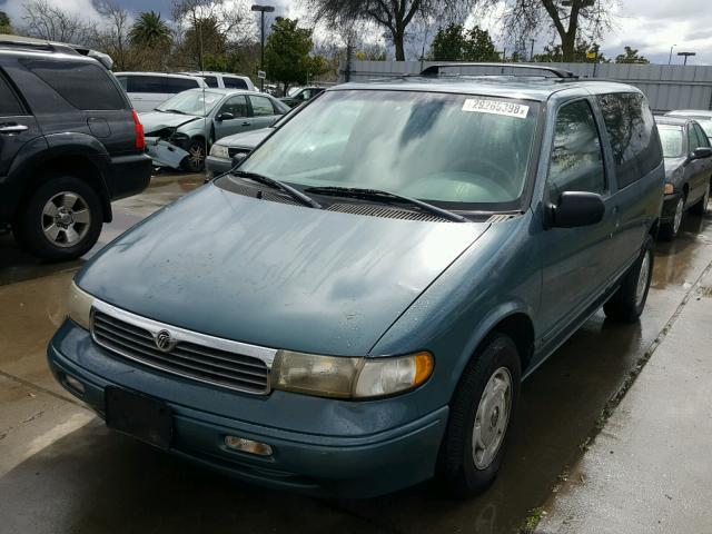 4M2ZV1115WDJ22984 - 1998 MERCURY VILLAGER GREEN photo 2