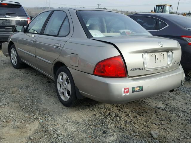 3N1CB51D96L621161 - 2006 NISSAN SENTRA 1.8 BEIGE photo 3