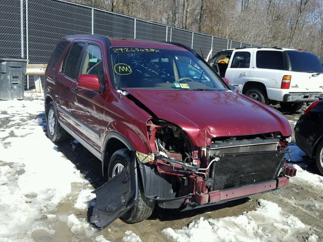 SHSRD78804U203842 - 2004 HONDA CR-V EX RED photo 1