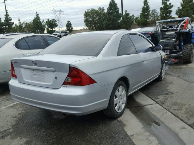 1HGEM229X1L035597 - 2001 HONDA CIVIC SI SILVER photo 4