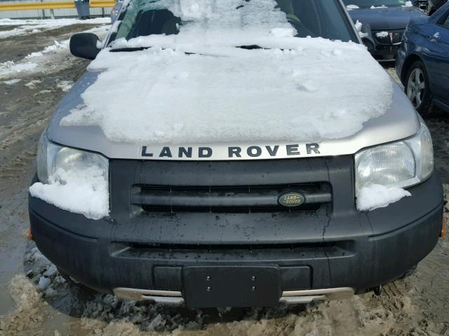 SALNY22252A374215 - 2002 LAND ROVER FREELANDER BEIGE photo 7