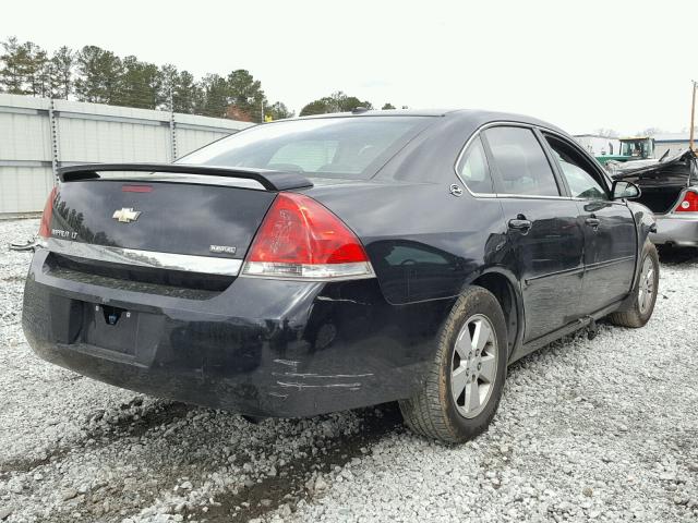 2G1WT58K589249375 - 2008 CHEVROLET IMPALA LT BLACK photo 4