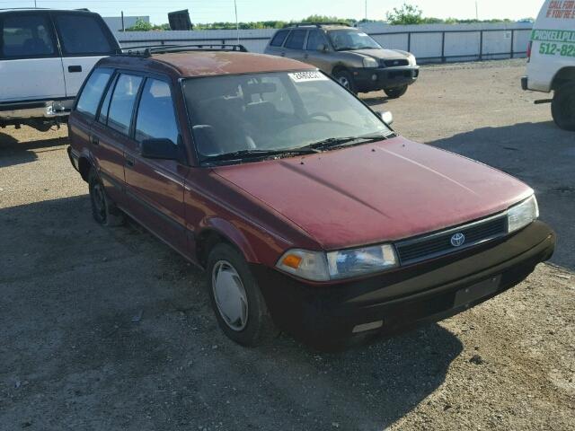 JT2AE94K3M3448526 - 1991 TOYOTA COROLLA DL RED photo 1