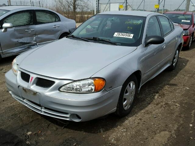 1G2NE52E25M153478 - 2005 PONTIAC GRAND AM S SILVER photo 2