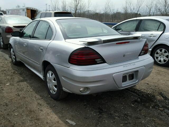 1G2NE52E25M153478 - 2005 PONTIAC GRAND AM S SILVER photo 3