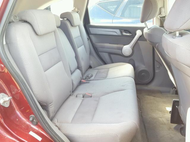 5J6RE483X7L011430 - 2007 HONDA CR-V LX RED photo 6