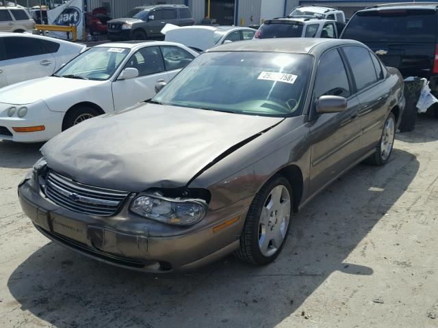 1G1NE52J12M600704 - 2002 CHEVROLET MALIBU LS GOLD photo 2