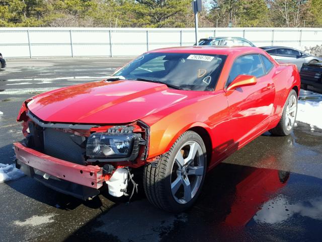 2G1FT1EW9A9204316 - 2010 CHEVROLET CAMARO SS Naranja foto 2