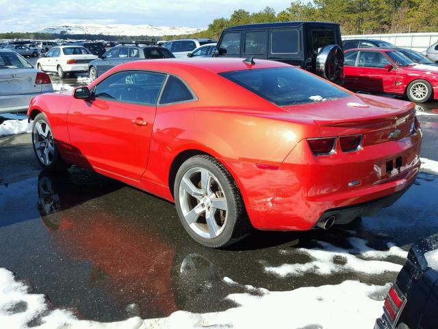 2G1FT1EW9A9204316 - 2010 CHEVROLET CAMARO SS ORANGE photo 3