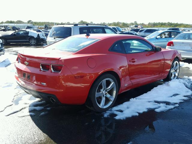 2G1FT1EW9A9204316 - 2010 CHEVROLET CAMARO SS Naranja foto 4