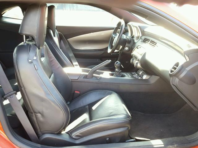 2G1FT1EW9A9204316 - 2010 CHEVROLET CAMARO SS Naranja foto 5