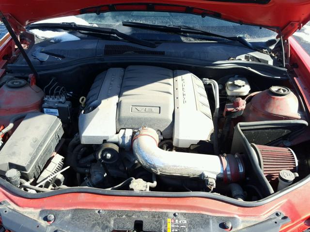 2G1FT1EW9A9204316 - 2010 CHEVROLET CAMARO SS Naranja foto 7