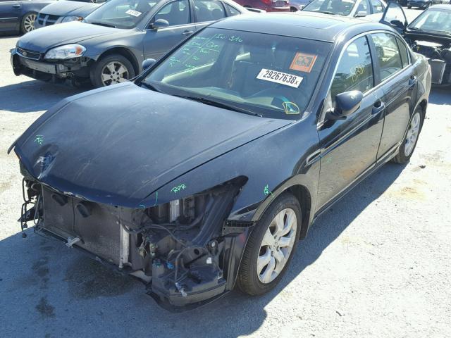 1HGCP26838A100750 - 2008 HONDA ACCORD EXL BLACK photo 2