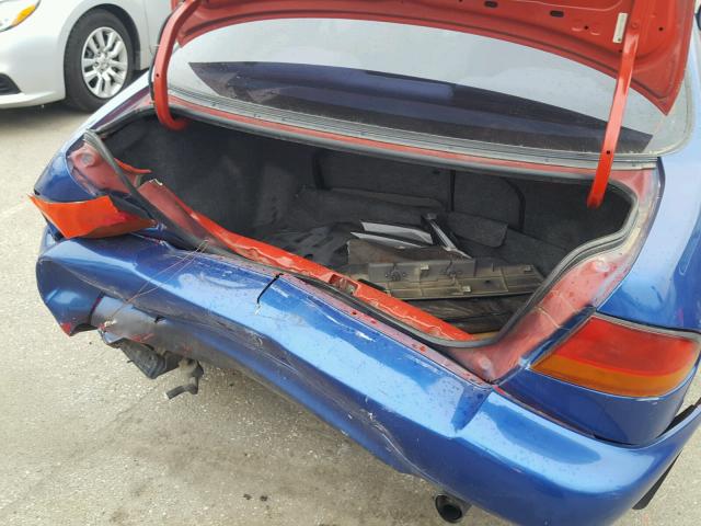 1N4AB42D6WC507228 - 1998 NISSAN 200SX BASE BLUE photo 9