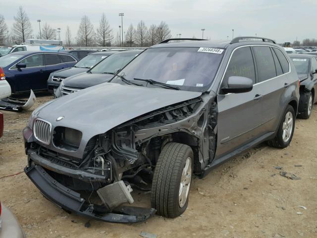 5UXFE83529L171134 - 2009 BMW X5 XDRIVE4 SILVER photo 2