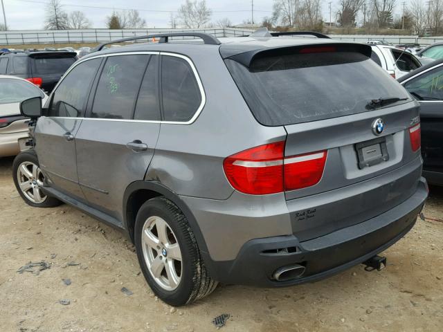 5UXFE83529L171134 - 2009 BMW X5 XDRIVE4 SILVER photo 3