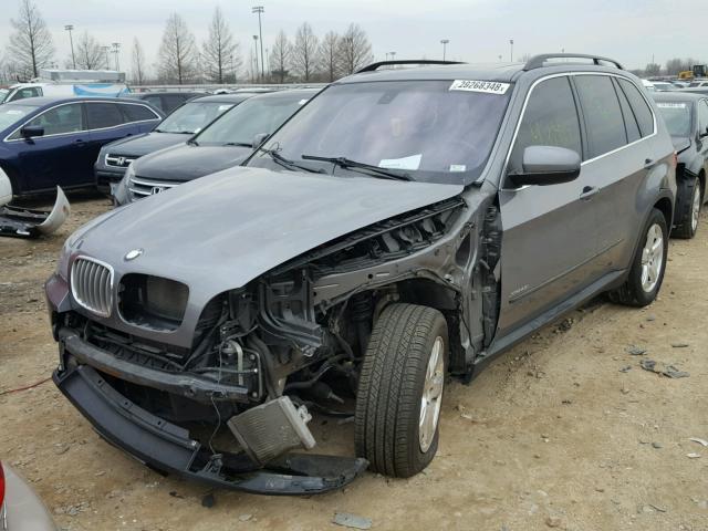 5UXFE83529L171134 - 2009 BMW X5 XDRIVE4 SILVER photo 9