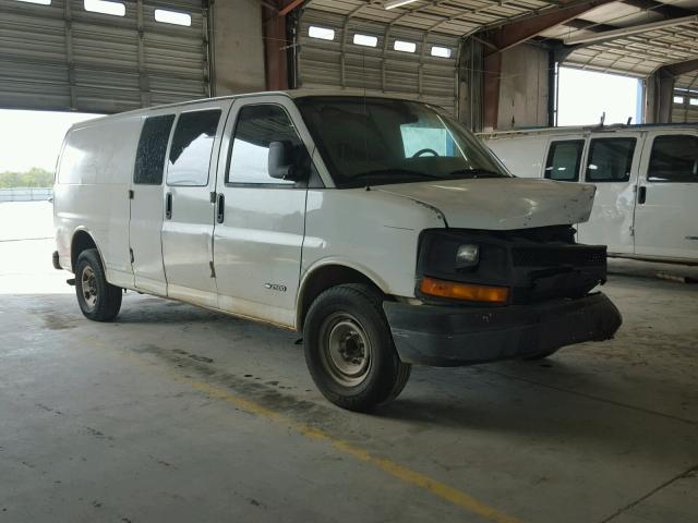 1GCGG29U831106318 - 2003 CHEVROLET EXPRESS G2 WHITE photo 1