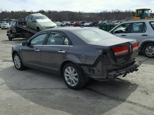 3LNHL2JC3CR830776 - 2012 LINCOLN MKZ GRAY photo 3