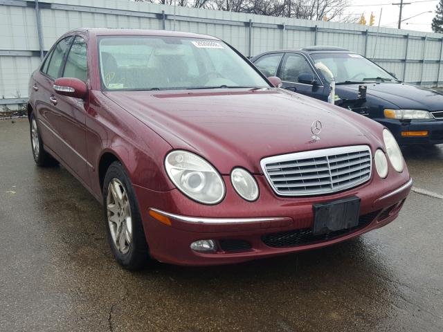 WDBUF87JX6X187355 - 2006 MERCEDES-BENZ E 350 4MAT BURGUNDY photo 1