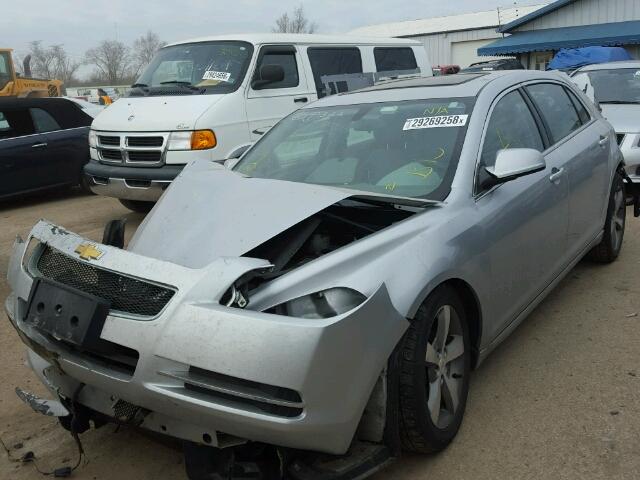 1G1ZC5EU9BF191742 - 2011 CHEVROLET MALIBU 1LT 银色 照片 2