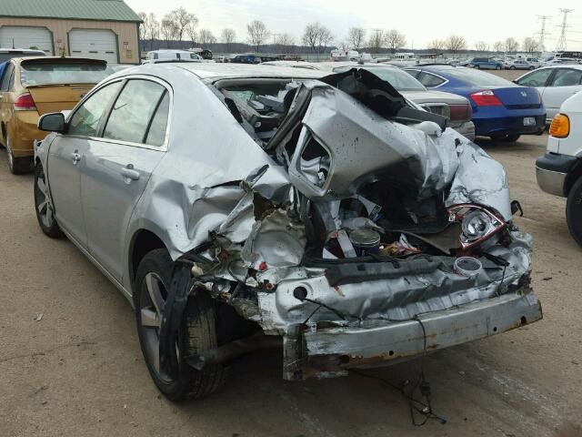 1G1ZC5EU9BF191742 - 2011 CHEVROLET MALIBU 1LT 银色 照片 3