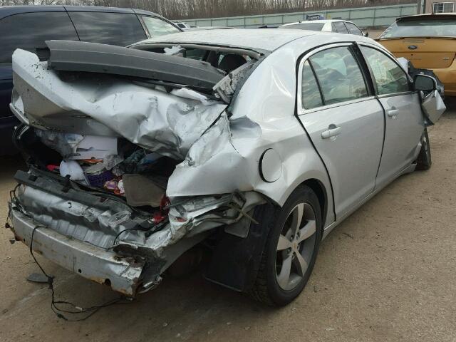 1G1ZC5EU9BF191742 - 2011 CHEVROLET MALIBU 1LT 银色 照片 4