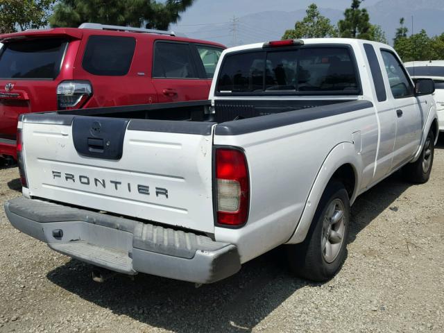 1N6DD26T34C463755 - 2004 NISSAN FRONTIER K WHITE photo 4