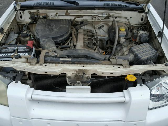 1N6DD26T34C463755 - 2004 NISSAN FRONTIER K WHITE photo 7