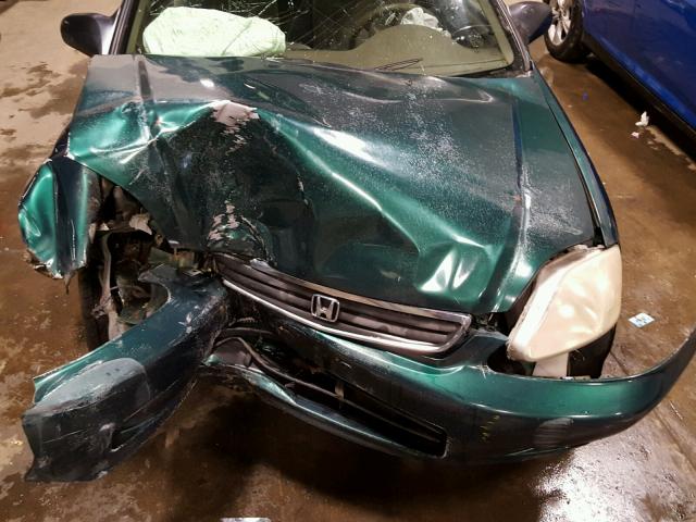 2HGEJ6615XH541705 - 1999 HONDA CIVIC BASE GREEN photo 7