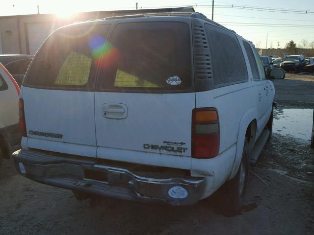 3GNFK16T61G166099 - 2001 CHEVROLET SUBURBAN K WHITE photo 4