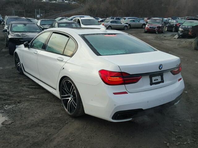 WBA7E2C51HG740448 - 2017 BMW 740 I WHITE photo 3